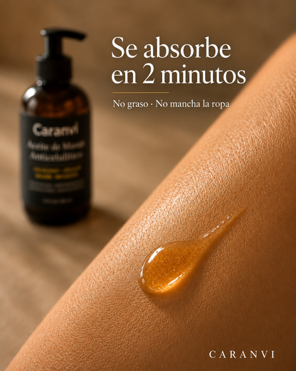 Aceite Anticelulítico y Reafirmante Caranvi | 4 en 1