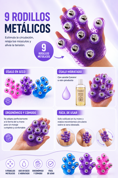MANOPLA MASAJEADORA PARA CELULITIS