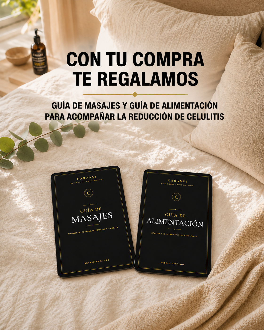 Aceite Anticelulítico y Reafirmante Caranvi | 4 en 1