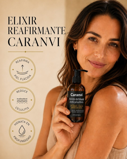 Aceite Anticelulítico y Reafirmante Caranvi | 4 en 1